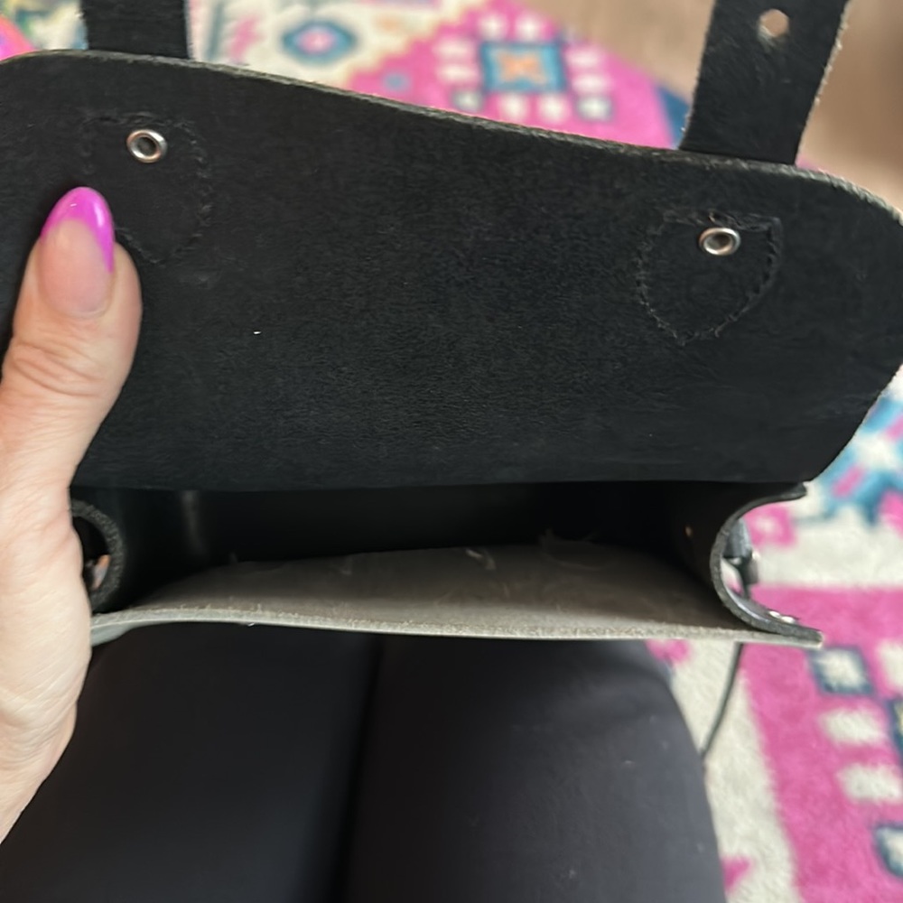 Mini Tiny Small Purse Black White The Cambridge Satchel Company New - Picture 8 of 8